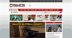 Desktop Screenshot of malatyahabermerkezi.com